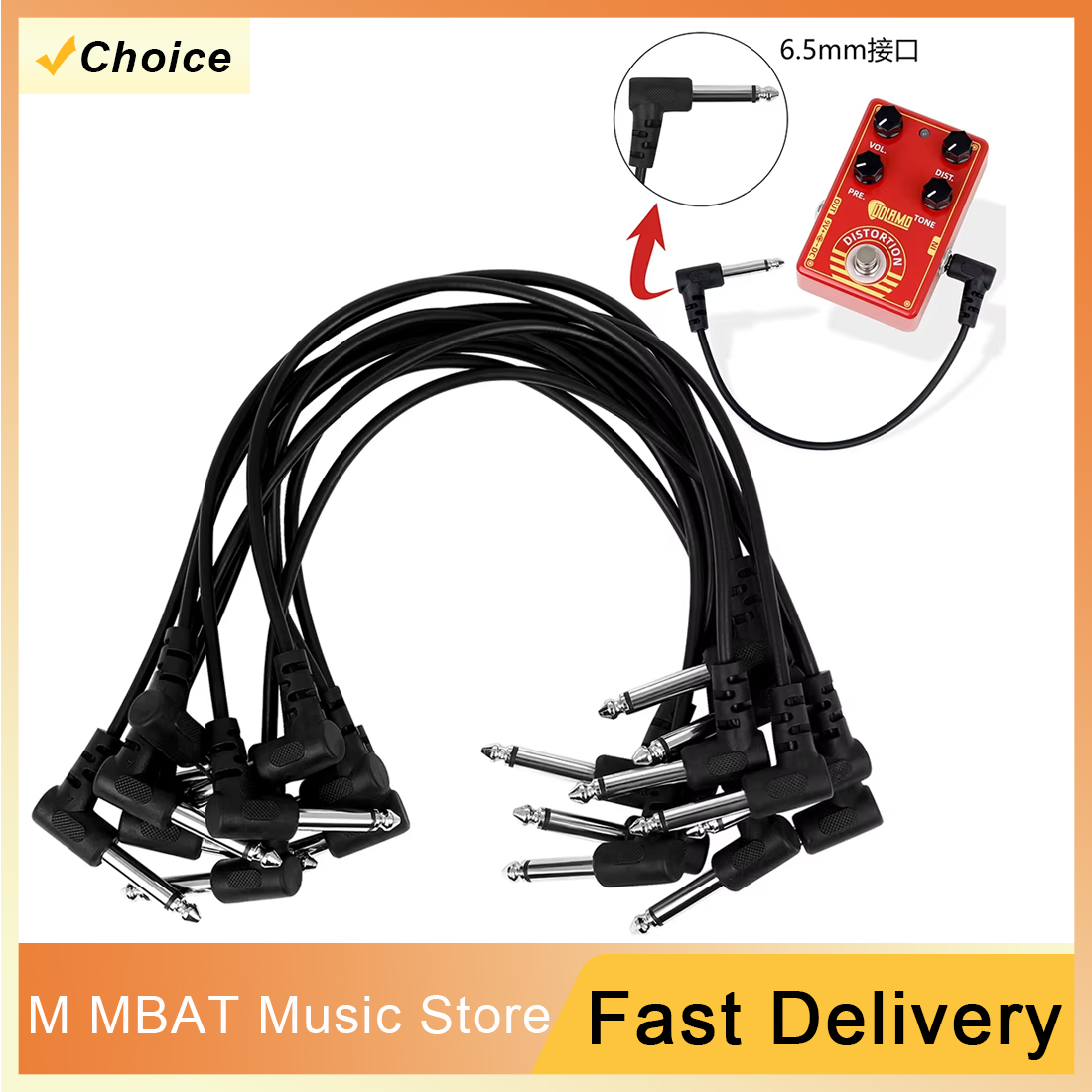 Audio Music Effect - 10Pcs Guitar Effect Pedal Cable 6.35mm