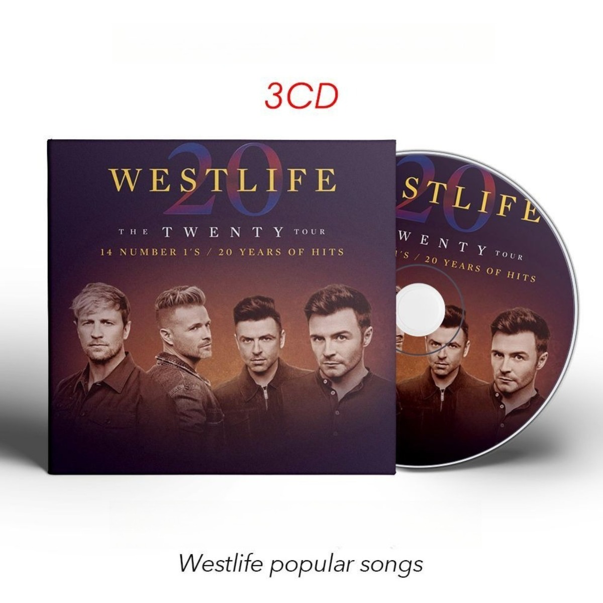 Audio Music Songs - Westlife Popular Songs Collection Music CD,