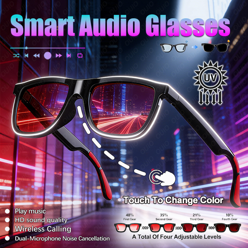 Audio Music Voice - High Appearance Audio Glasses Electrochromic Lenses