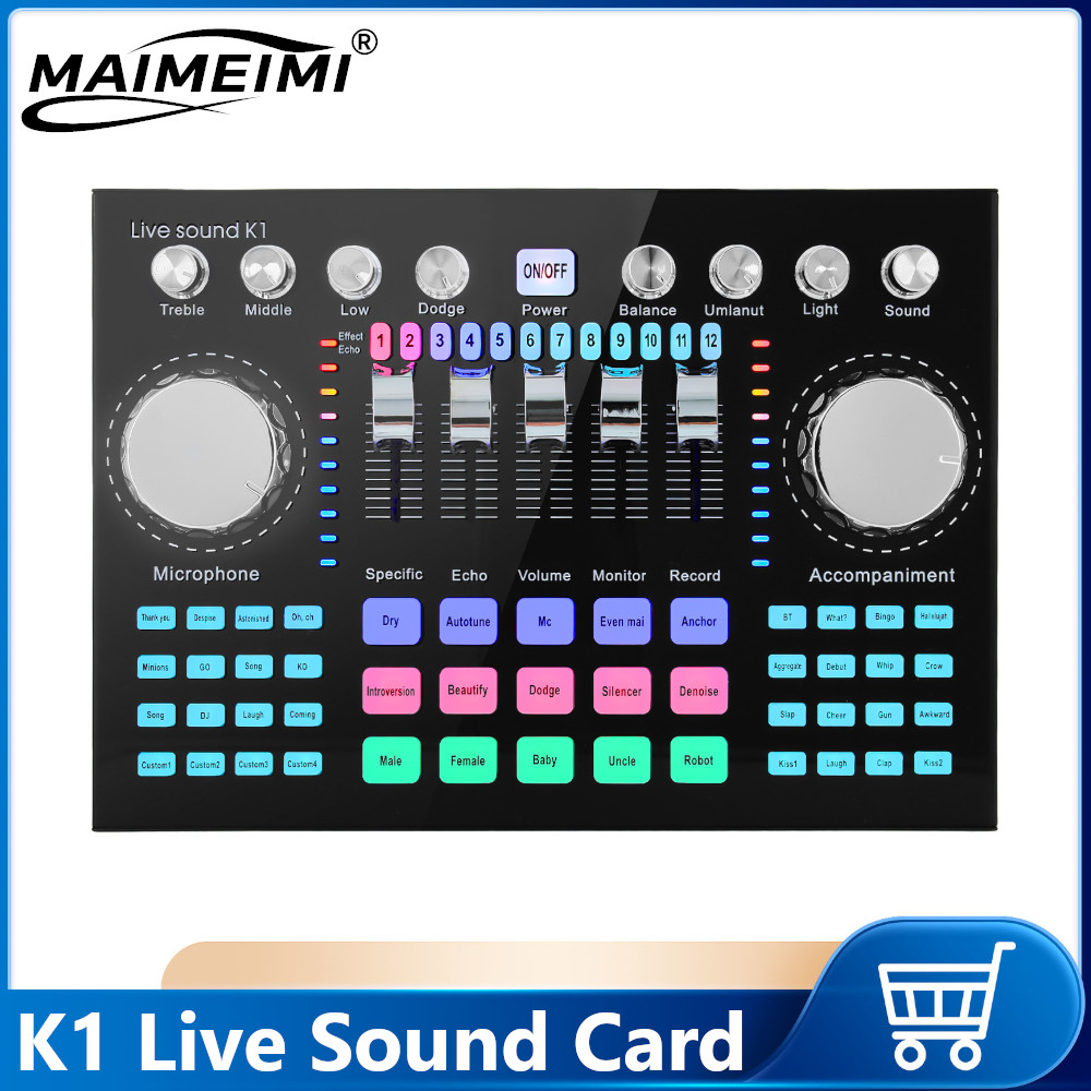 Audio Music Voice Changer - K1 Live Sound Card Voice Changer