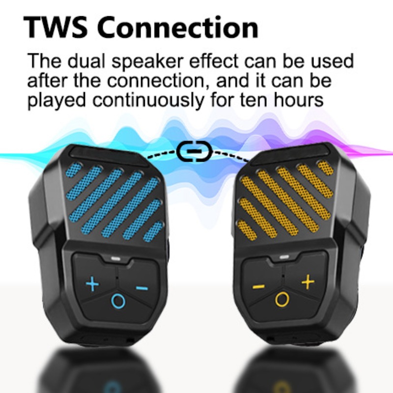 Audio Online Music Player - Magnetic TWS Bluetooth Speaker, Clip-On Portable