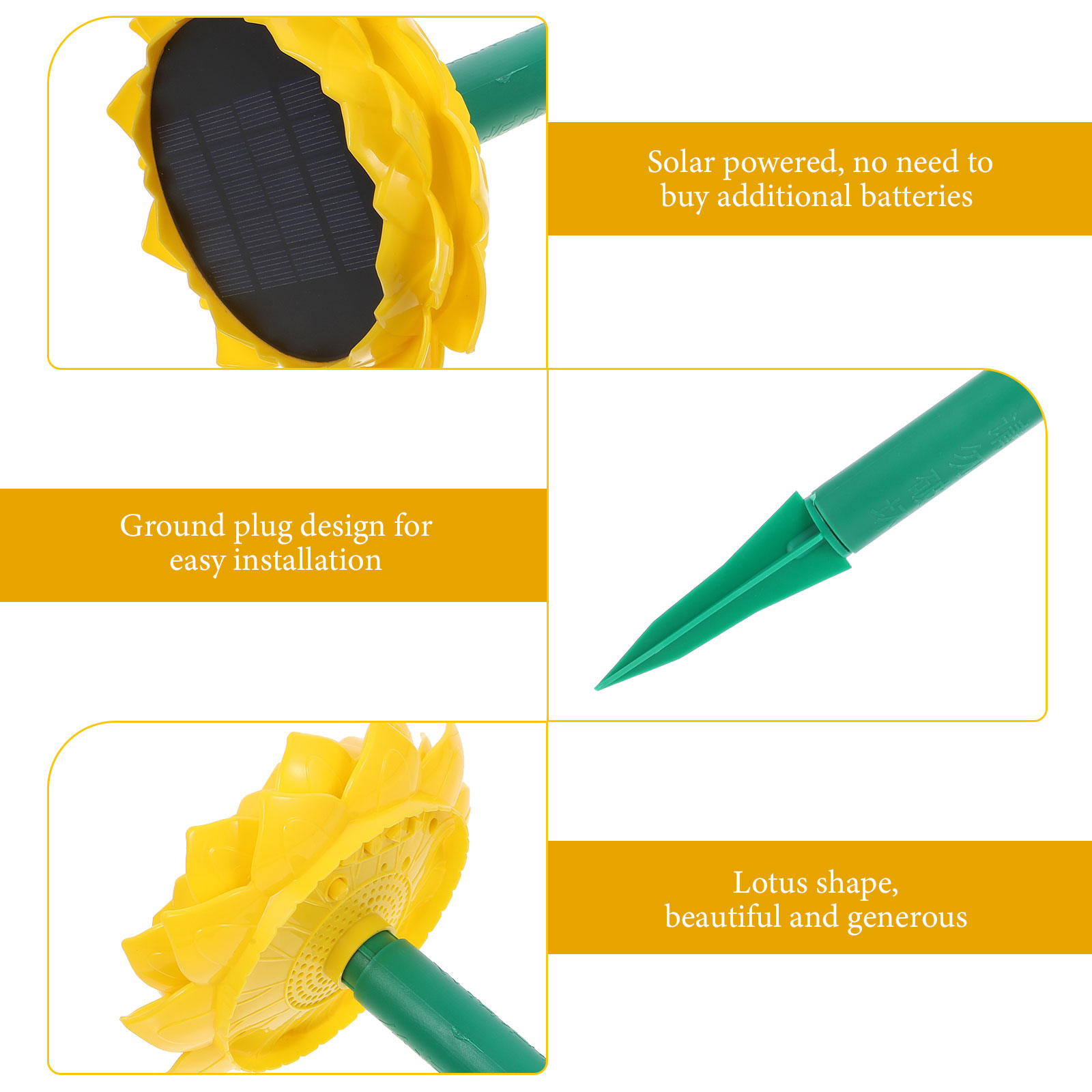 Solar Powered Waterproof Outdo - Audio Music Songs review and price