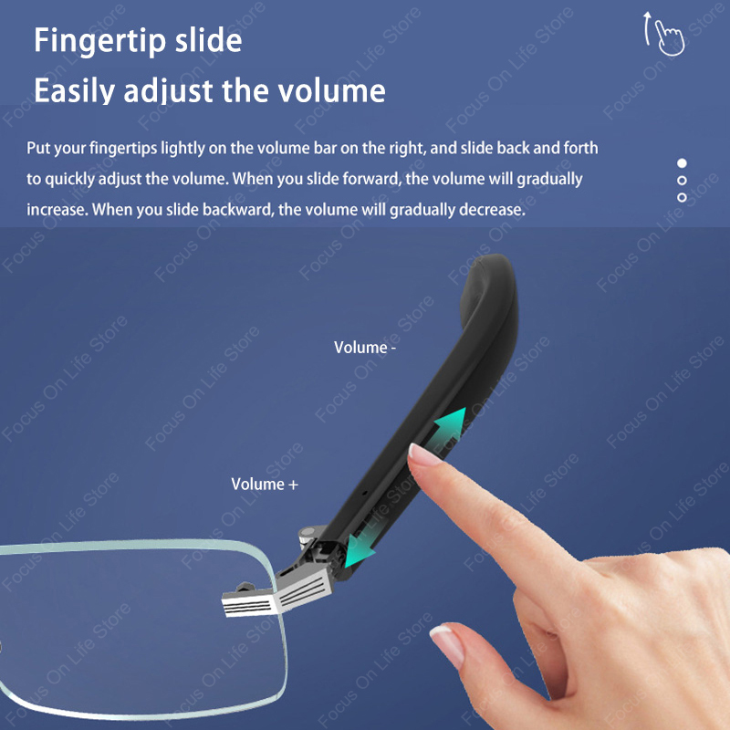 Smart Bluetooth Glasses Wirele - Audio Music Voice review and price