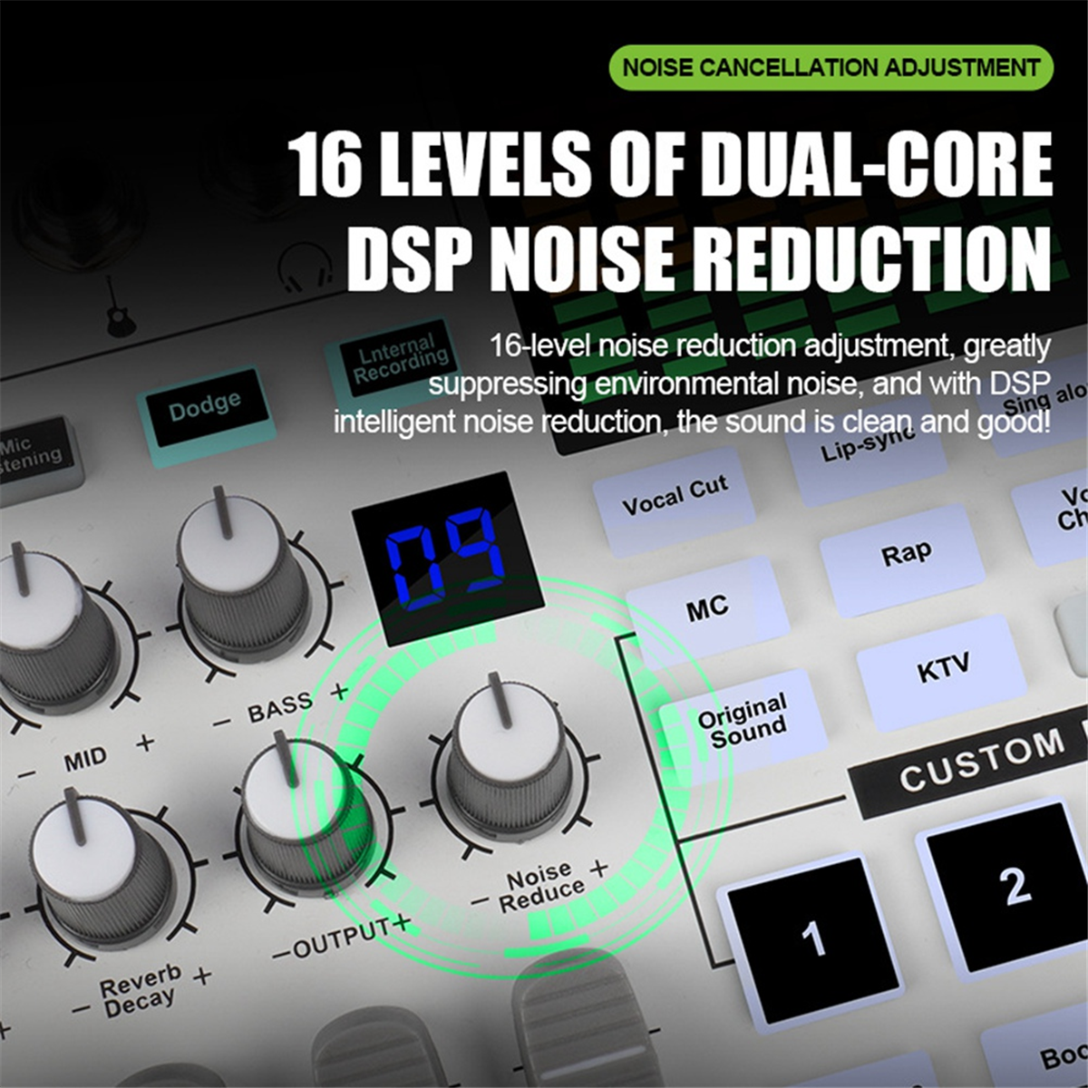 SN800 Live Sound Card Voice Ch - Audio Music Voice Changer review and price