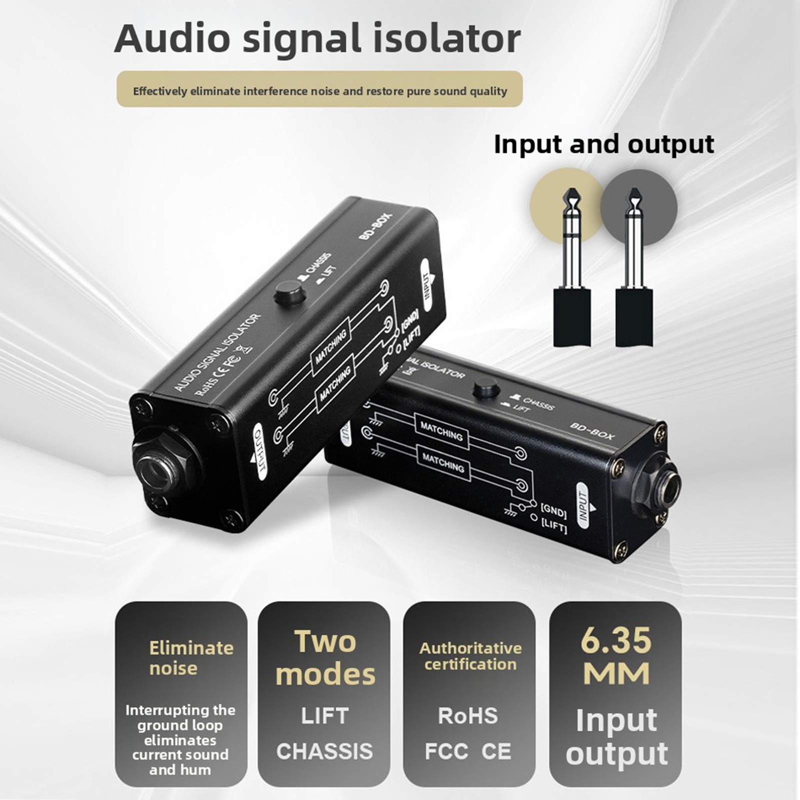 6.35mm Hum Eliminator Audio Si - Audio Musically review and price