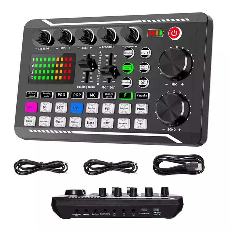 F998 Live Sound Card Audio Tun - Audio Music Voice Changer review and price