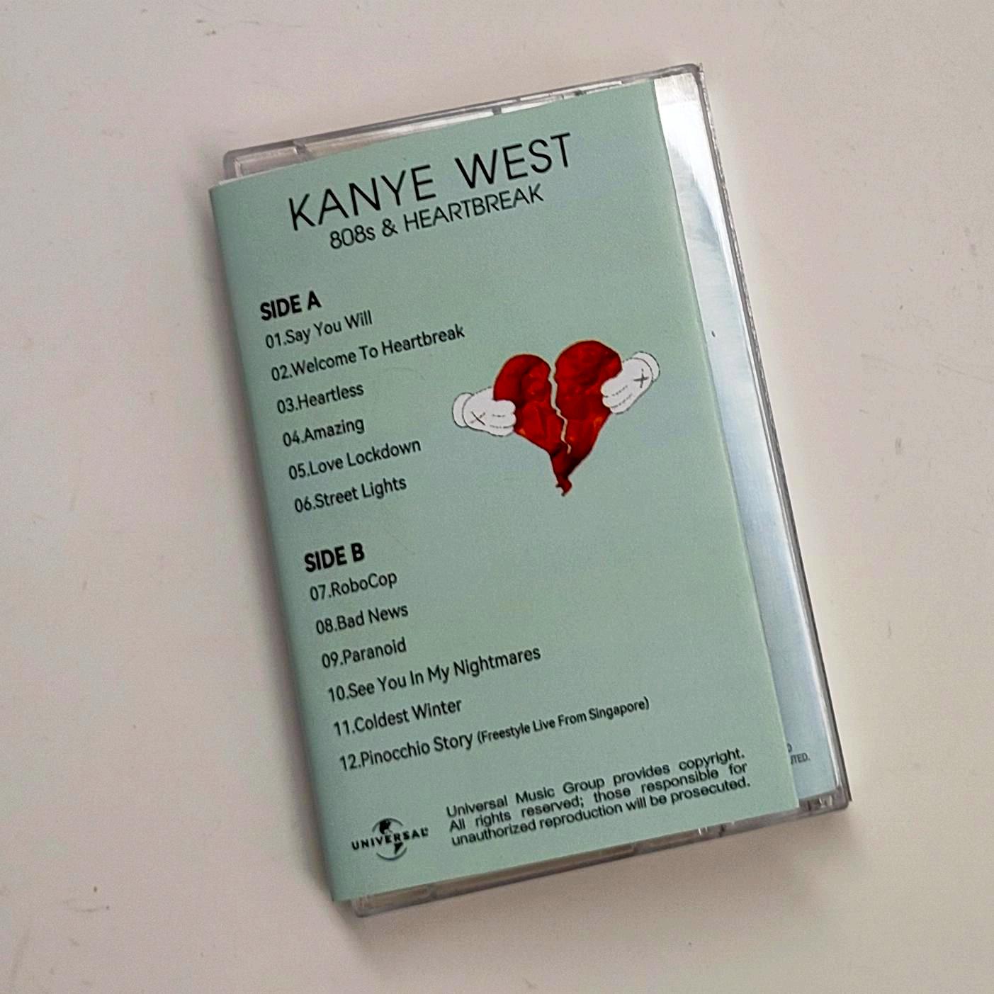 Rap Kanye West YE Music Tape 8 - Audio Music Recorder review and price