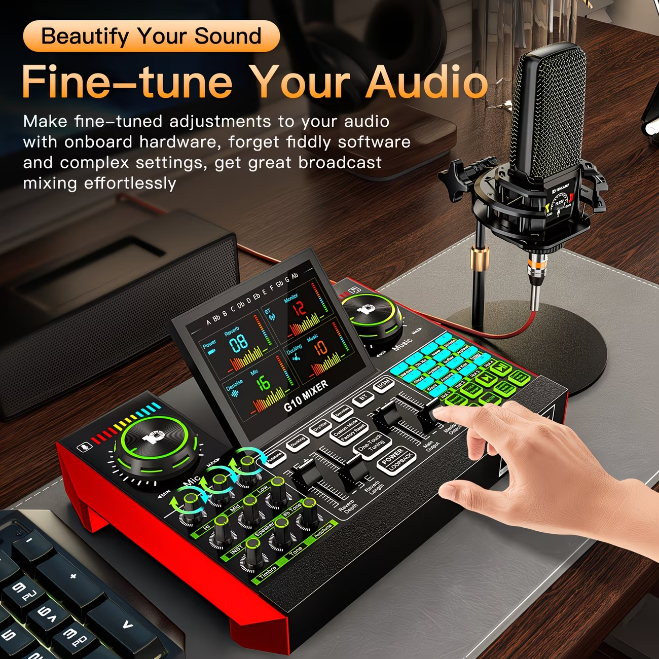 Tenlamp Audio Interface Mixer  - Audio Music Voice Changer review and price
