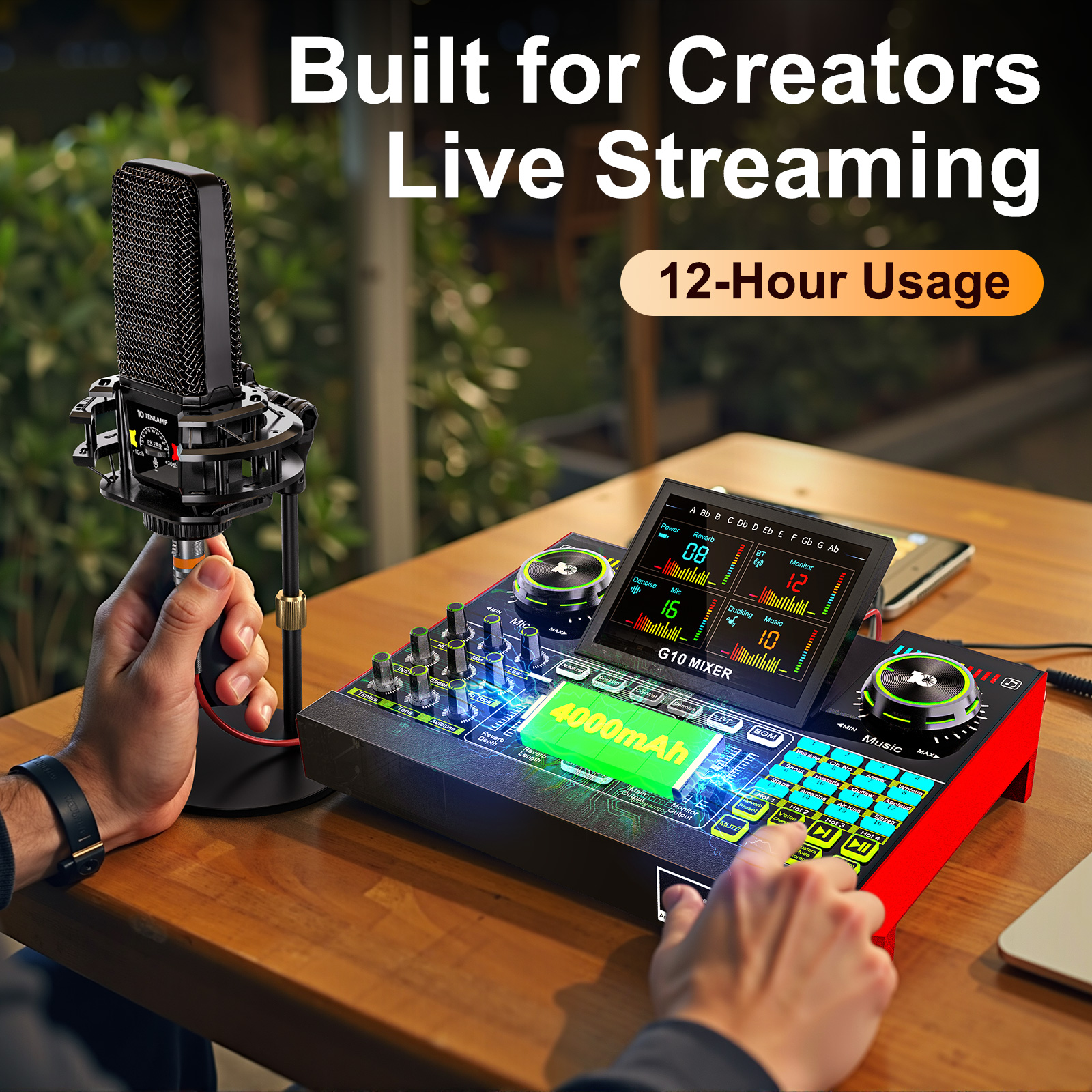 Tenlamp Audio Interface Mixer  - Audio Music Voice Changer review and price