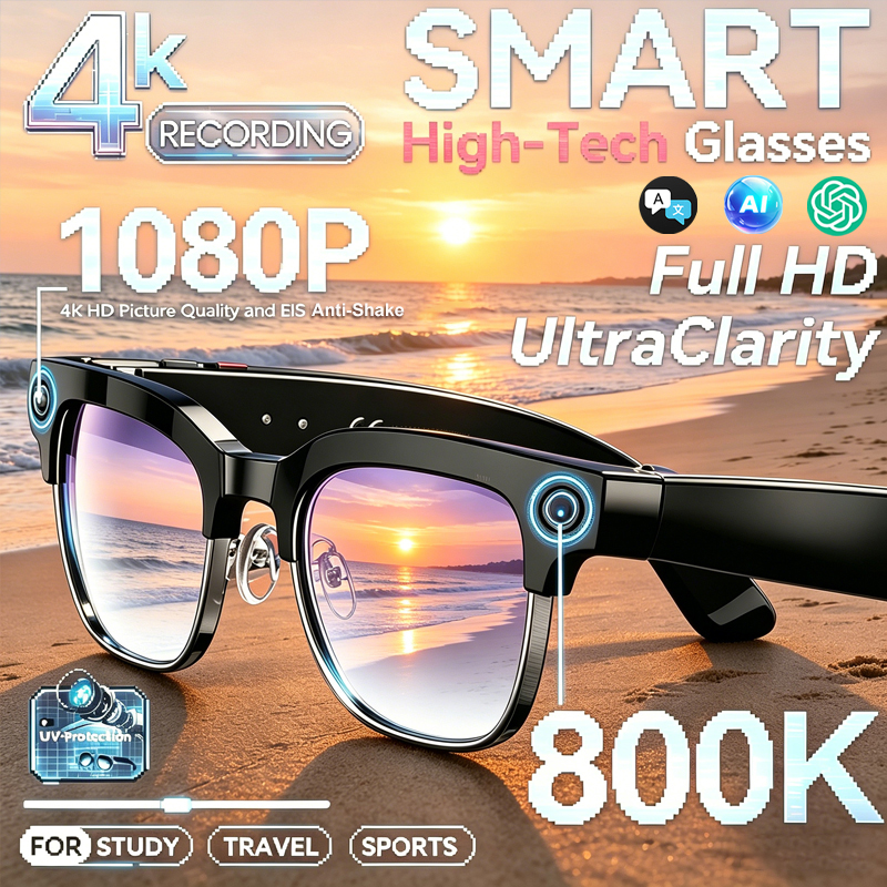 Smart Camera Glasses Photo and - Audio Music Voice review and price