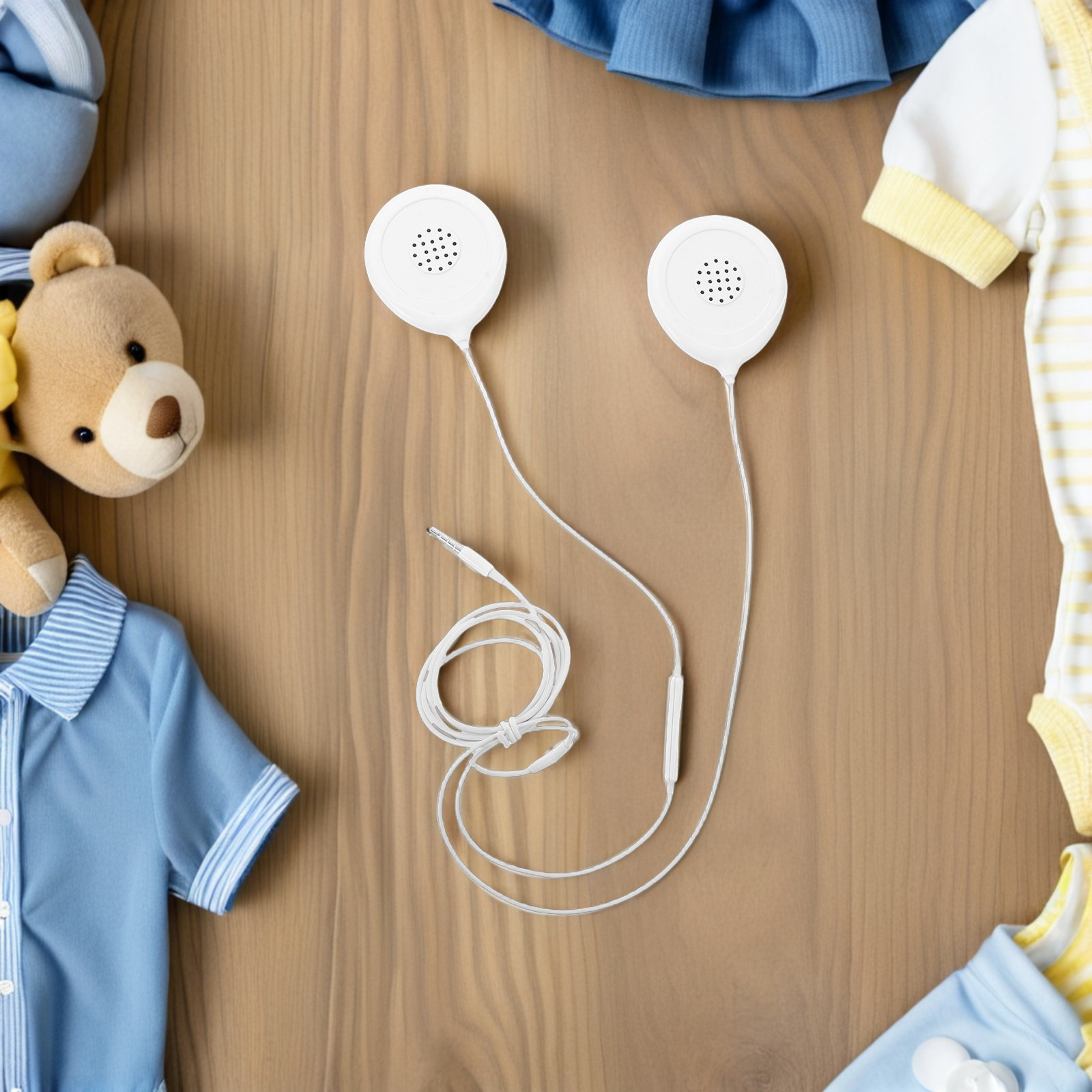 1Set Baby Bump Headphones Whit - Audio Music Technology review and price