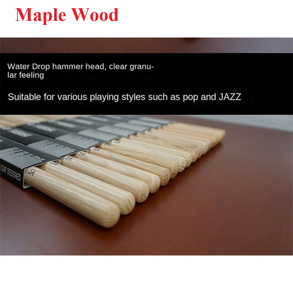 1 Pair 5A/7A Maple Wood Drumst - Drum Stick 5A review and price