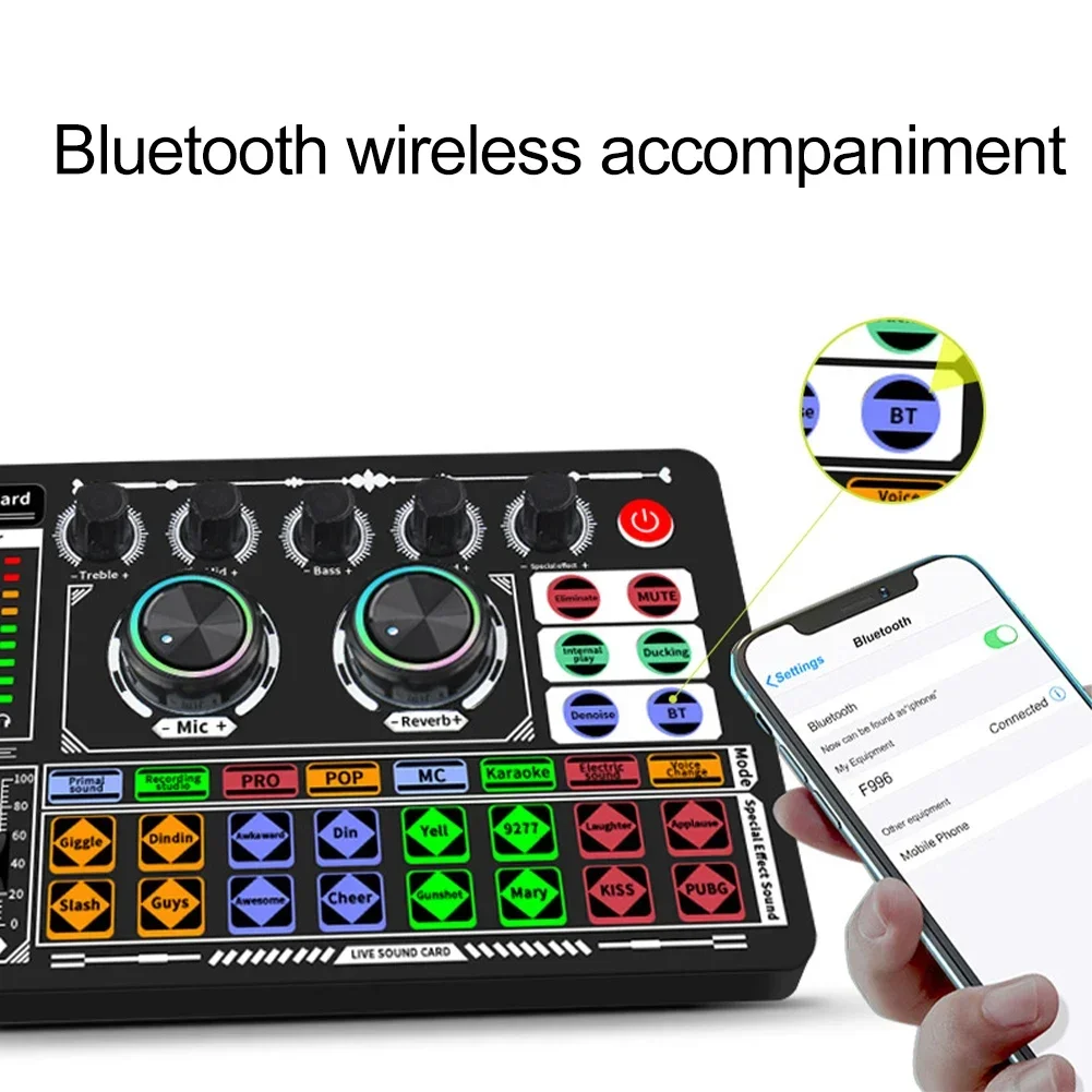 USB Audio Mixer Live Sound Car - Audio Music Voice Changer review and price