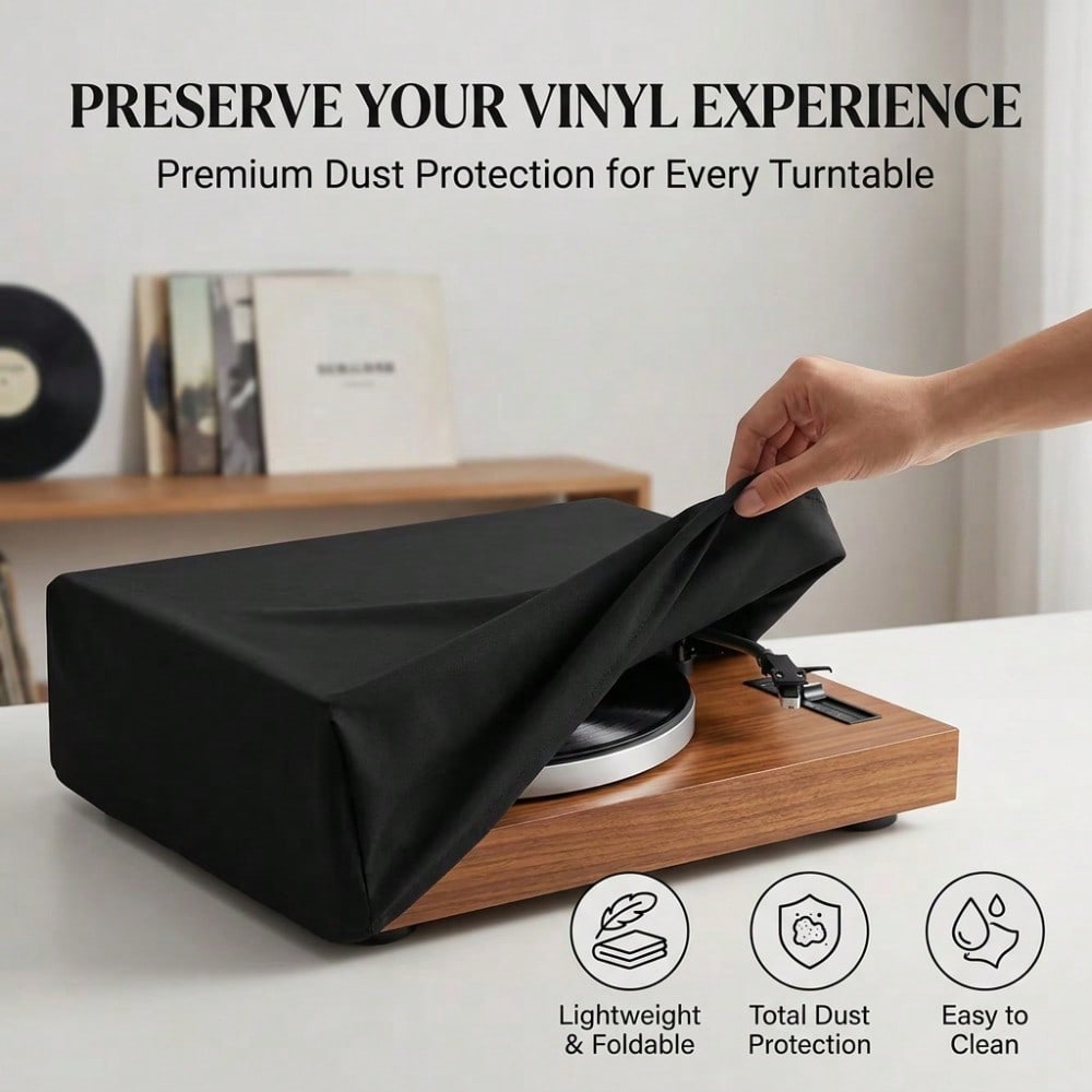 Vinyl Record Player Dust Cover - Audio Music Recorder review and price