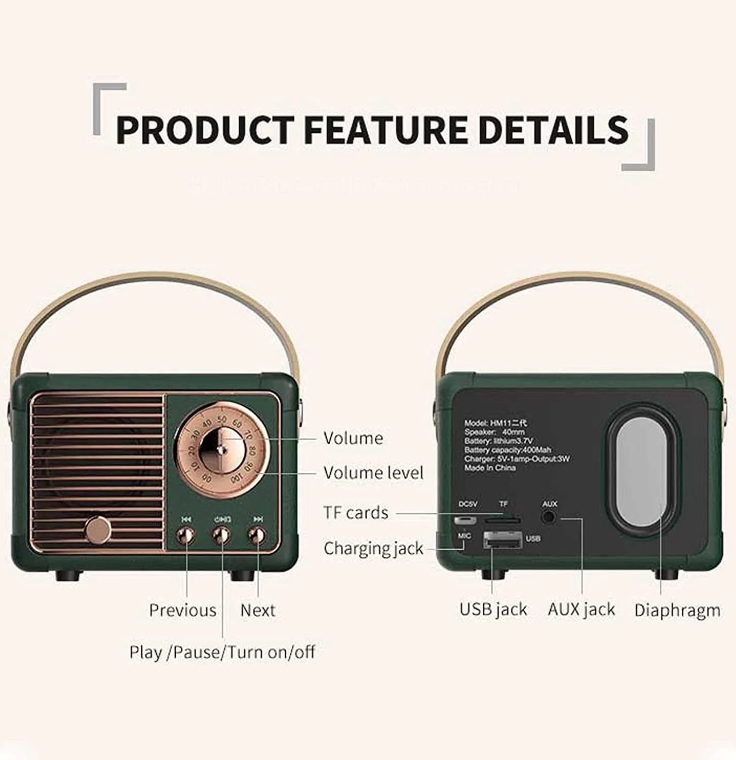 Wireless Caixa De Som Portable - Audio House Music review and price