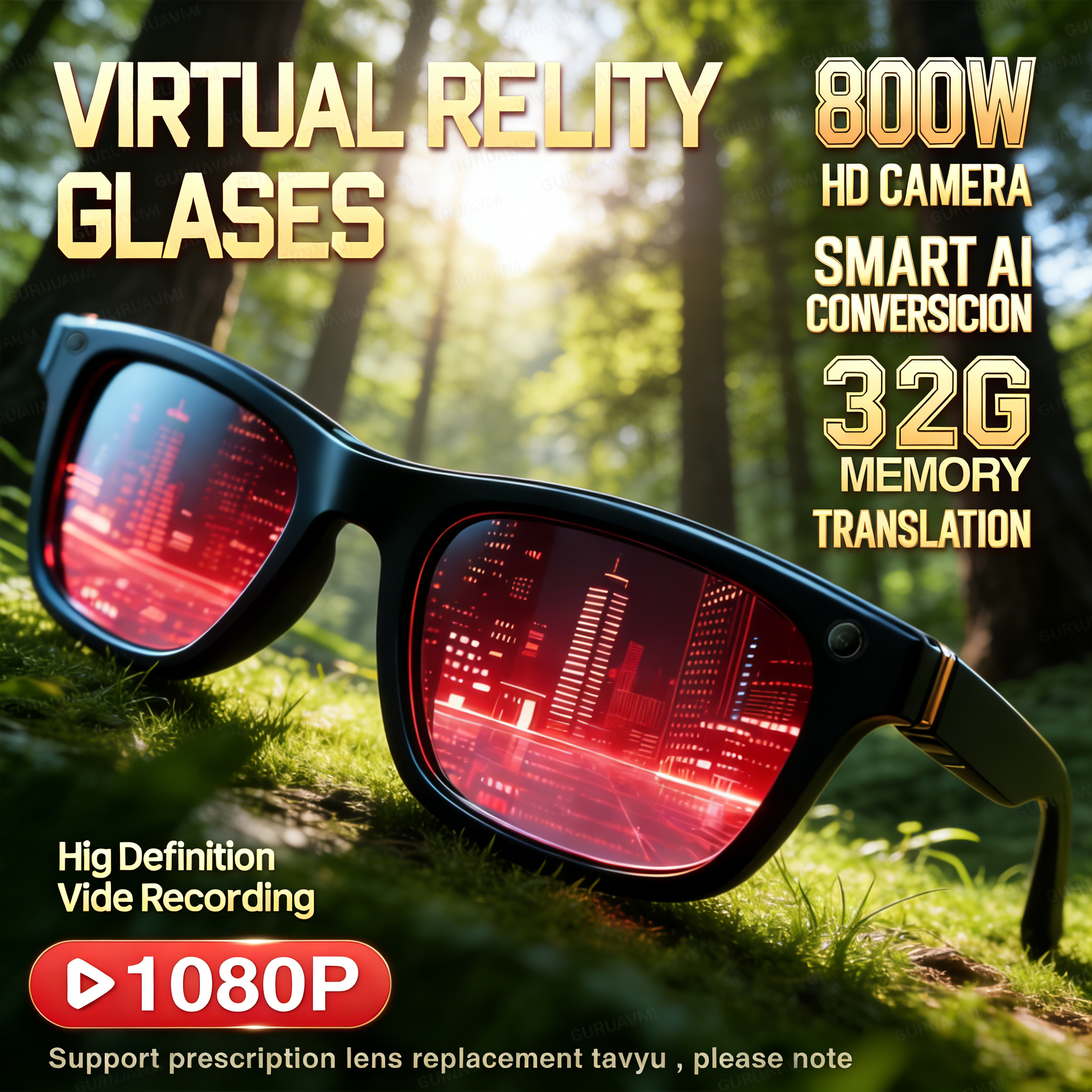 2026 New AI Smart Glasses with - Audio Music Voice review and price
