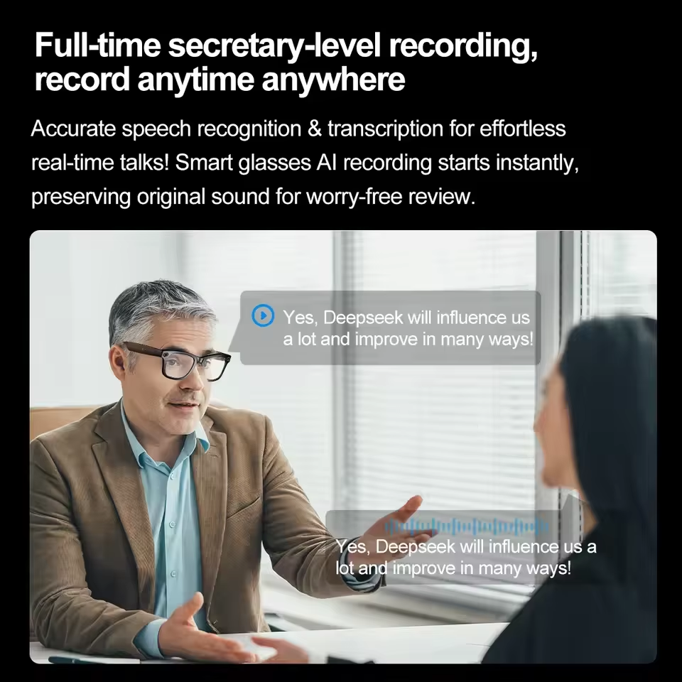 2026 New AI Smart Glasses with - Audio Music Voice review and price