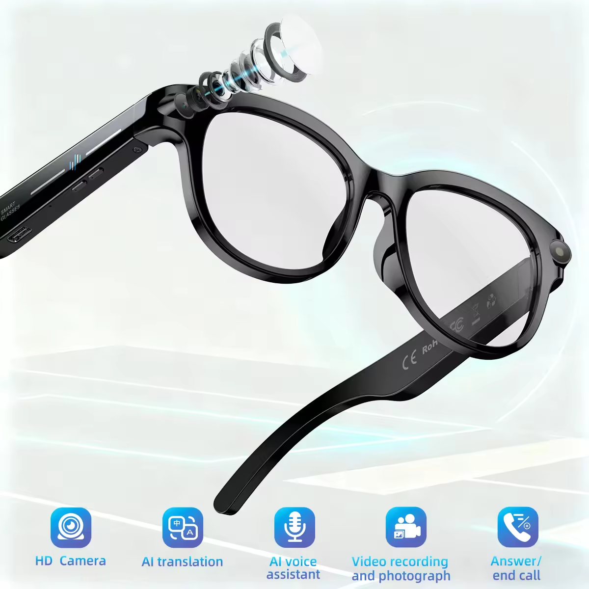 2026 New AI Smart Glasses with - Audio Music Voice review and price