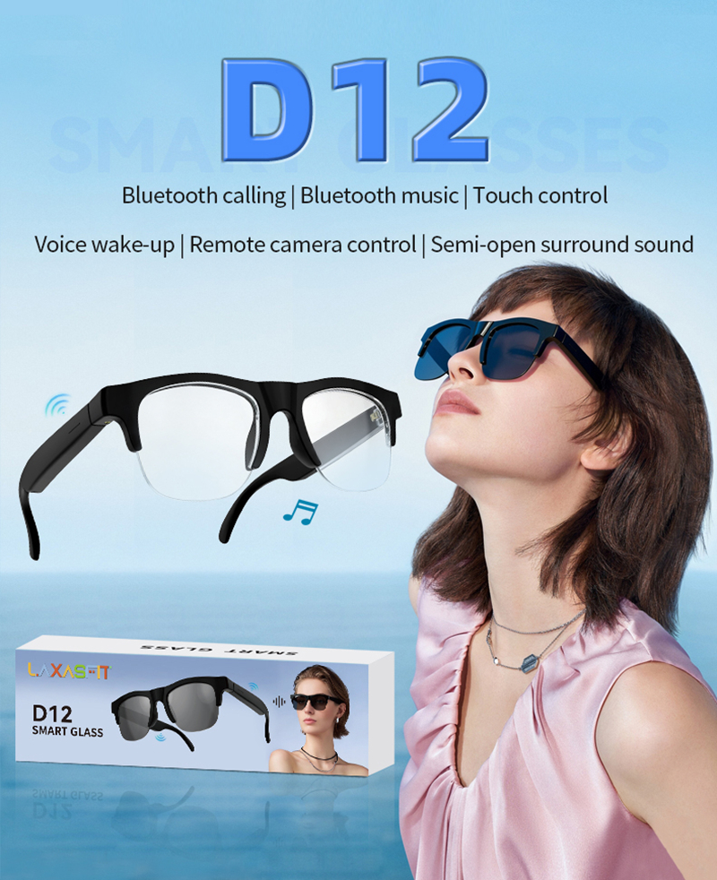 Smart Audio Glasses Semi rimle - Audio Music Voice review and price