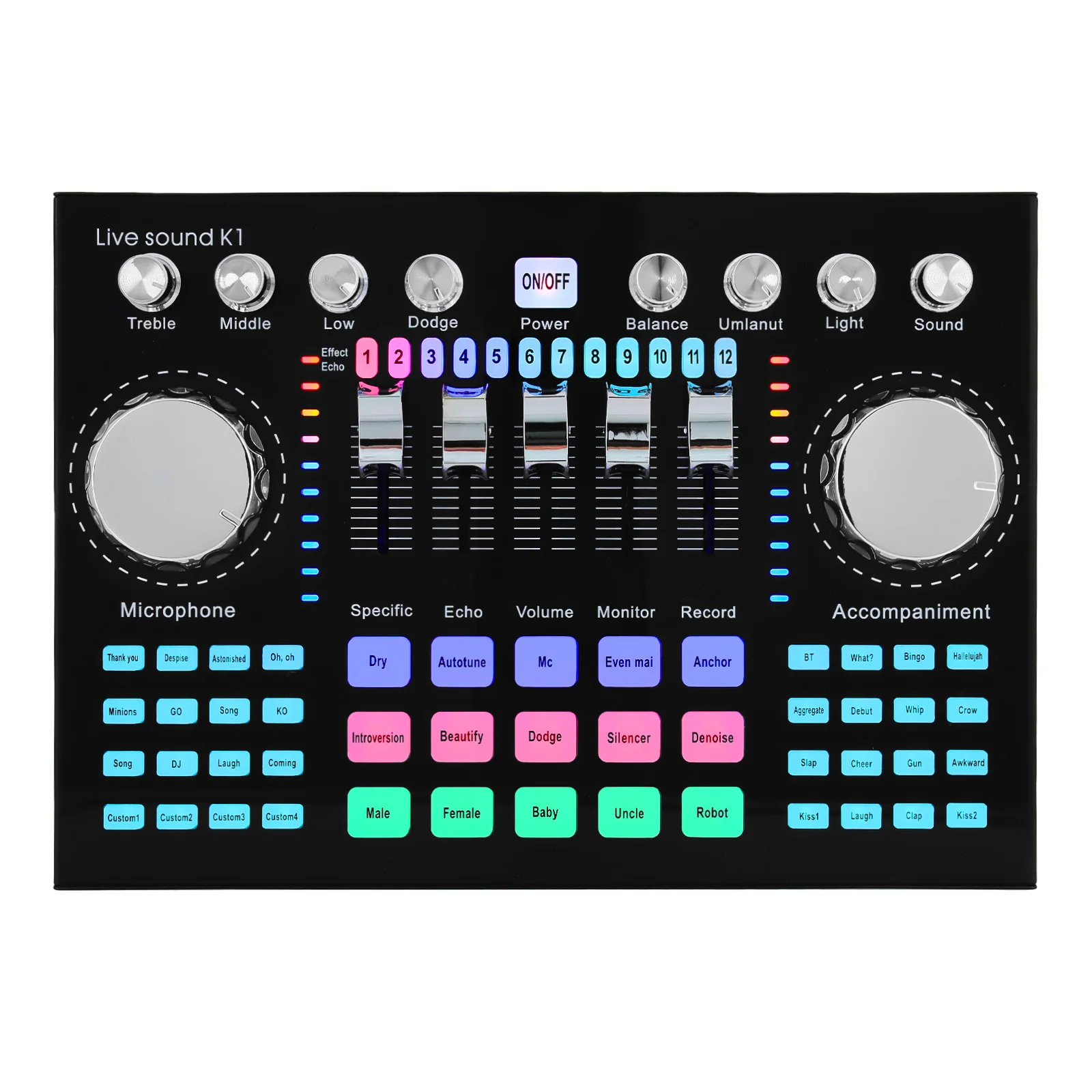 K1 Live Sound Card Voice Chang - Audio Music Voice Changer review and price