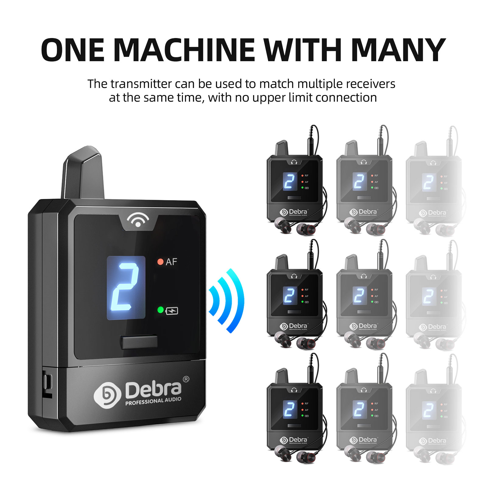 Debra UHF IEM Wireless In-Ear  - Audio Music Recorder review and price
