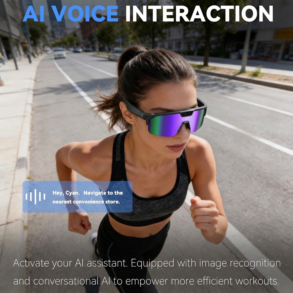 2026New AI Smart Glasses 1200P - Audio Music Voice review and price