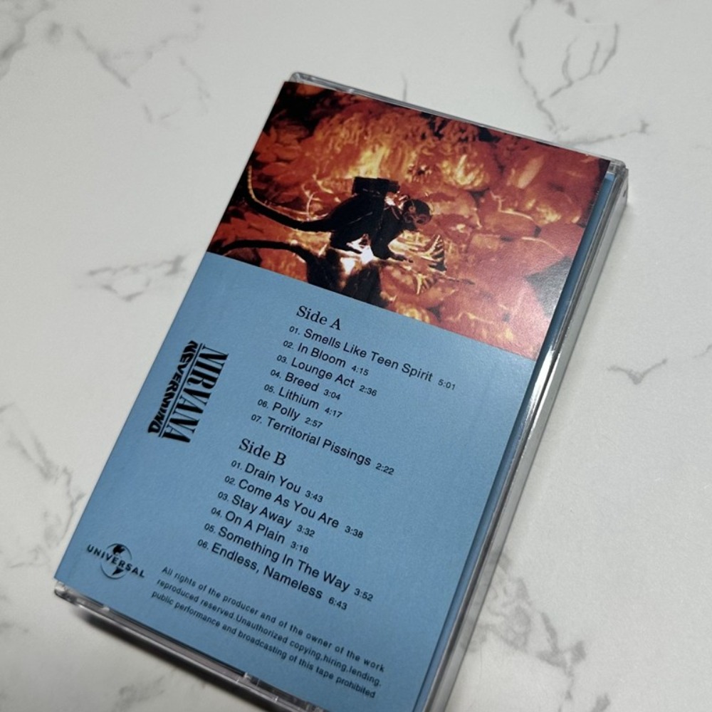 Nirvana Cassette Tape Rock Eng - Audio Music Songs review and price