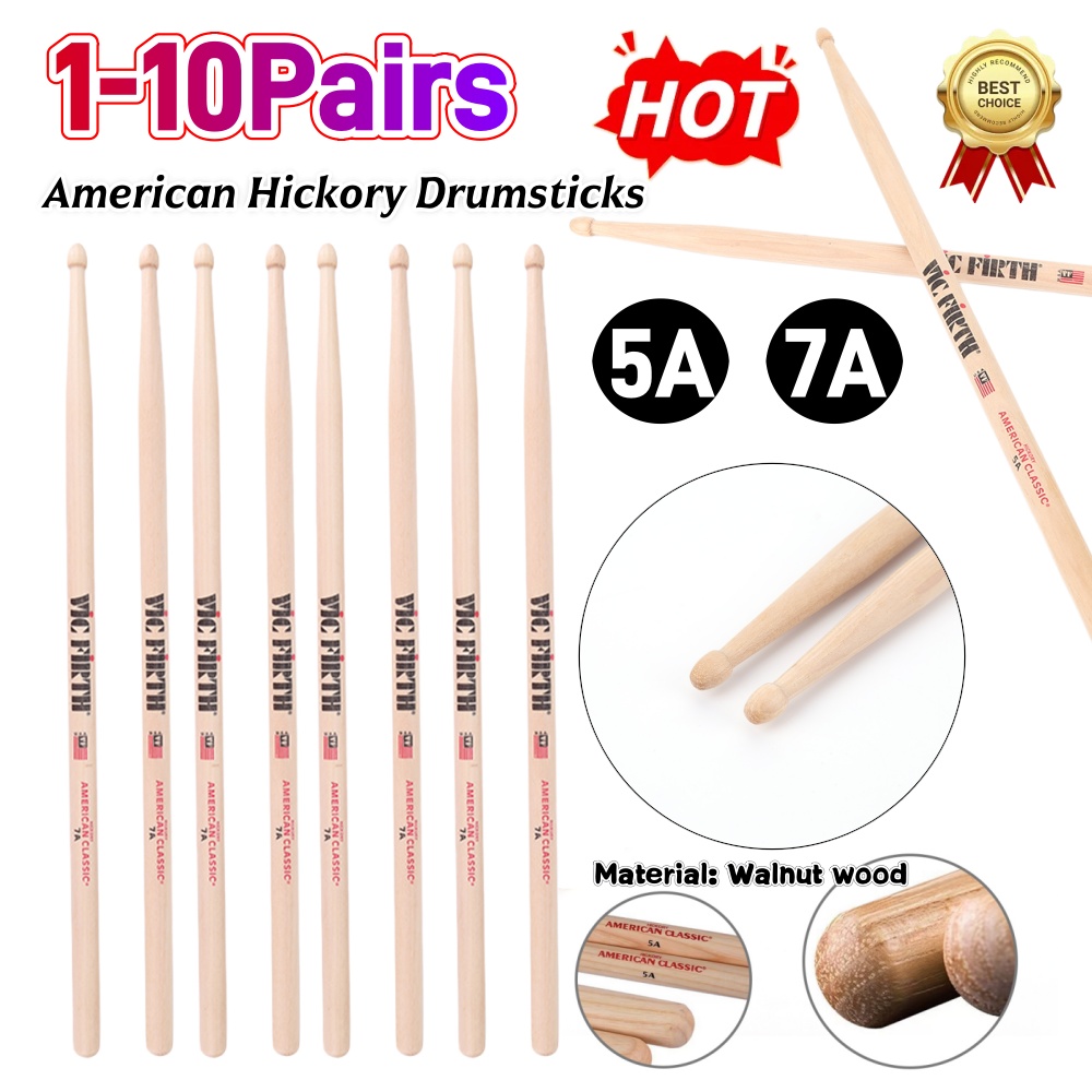 1-10Pair Drumsticks 5A/7A Drum - Drum Stick 5A review and price