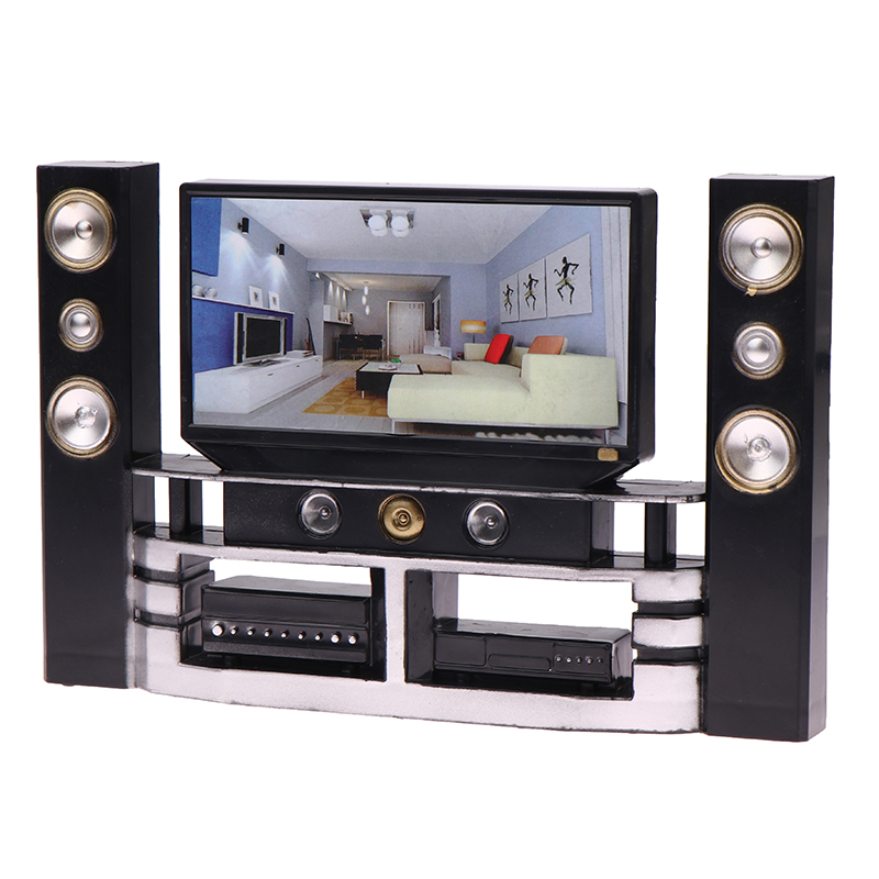New 1/12 Dollhouse Mini TV Aud - Audio House Music review and price