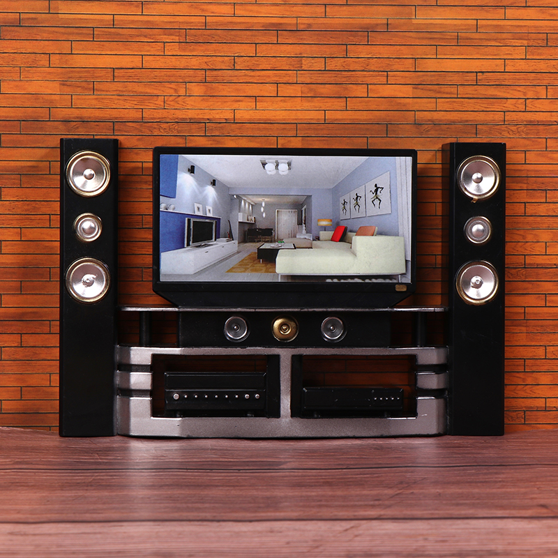 New 1/12 Dollhouse Mini TV Aud - Audio House Music review and price