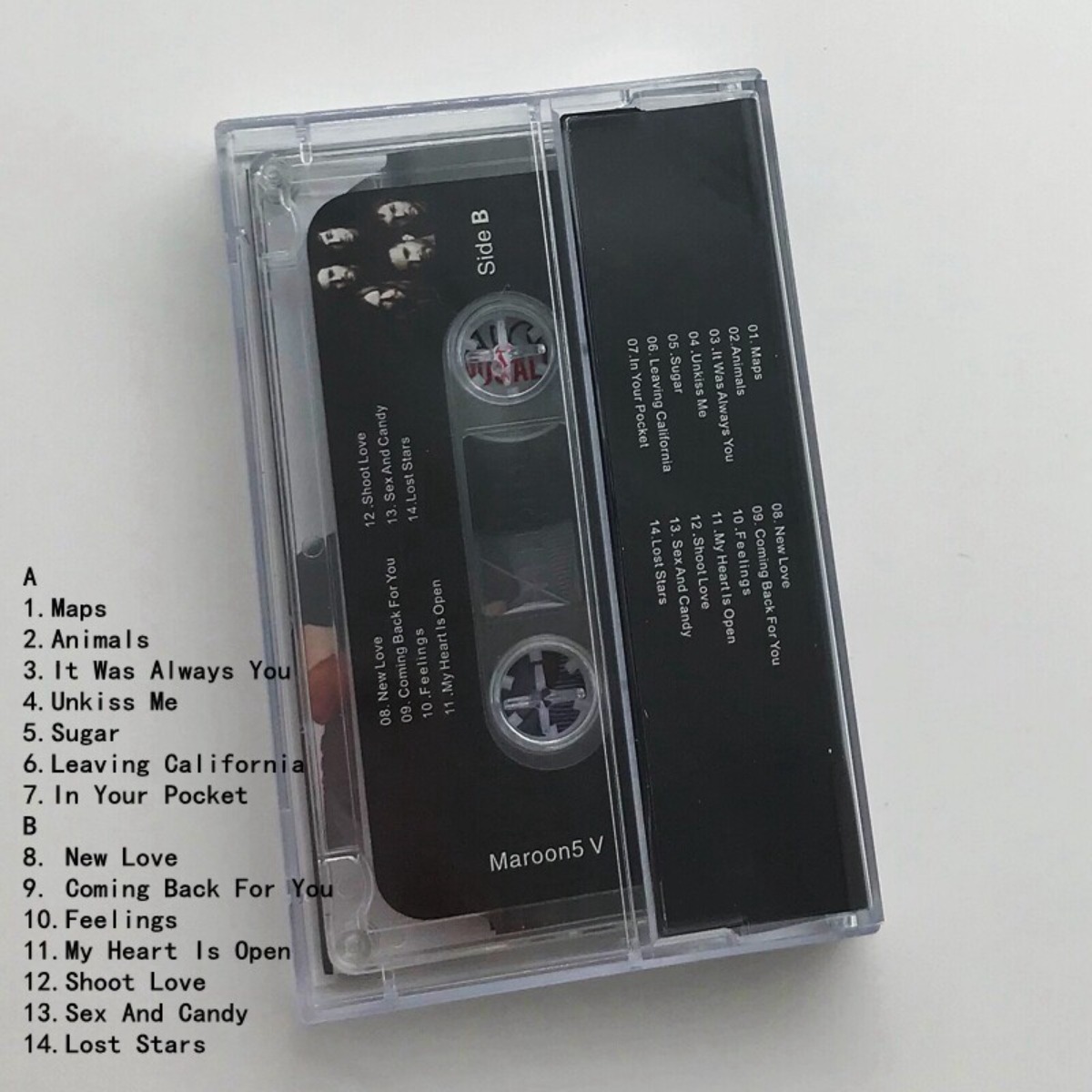 Maroon 5 V Cassette Tape Engli - Audio Music Songs review and price
